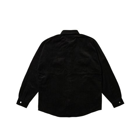 Palace DROP SHOULDER CORD SHIRT BLACK - Colorway