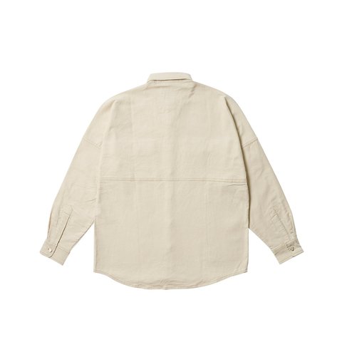 Palace DROP SHOULDER CORD SHIRT SOFT WHITE - Colorway