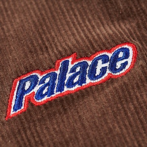 Palace DROP SHOULDER CORD SHIRT NICE BROWN - Colorway