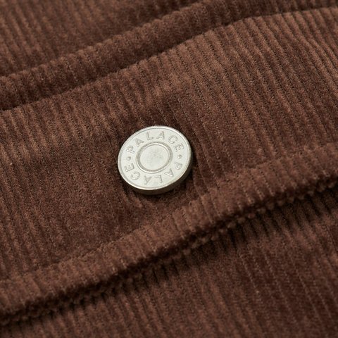 Palace DROP SHOULDER CORD SHIRT NICE BROWN - Colorway