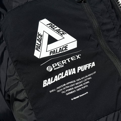 Palace PERTEX MATTE BALACLAVA PUFFA BLACK - Colorway