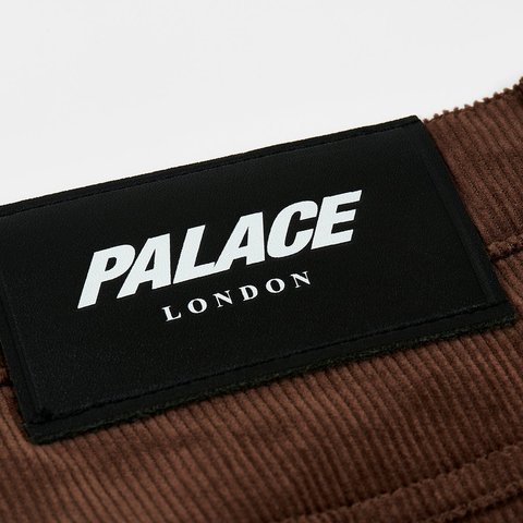 Palace CORD BAGGIES NICE BROWN - Colorway