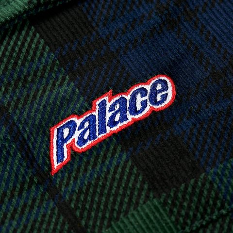 Palace DROP SHOULDER CORD SHIRT TARTAN - Colorway