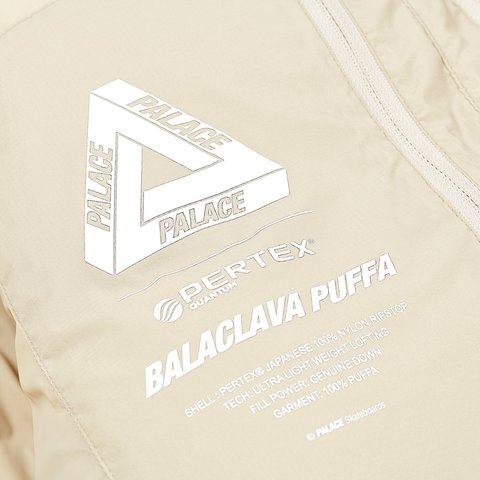 Palace PERTEX MATTE BALACLAVA PUFFA STONE ARCTICA - Colorway