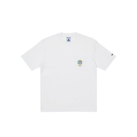 PALACE REEBOK T-SHIRT POCKET WHITE