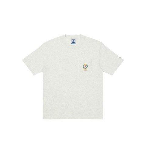 PALACE REEBOK T-SHIRT POCKET GREY