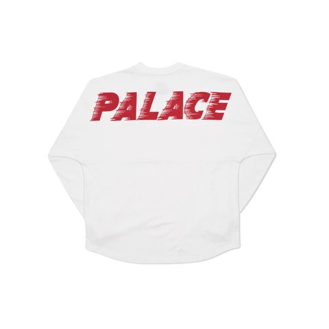Palace FAST HEAVYWEIGHT L/S T-SHIRT WHITE - Colorway