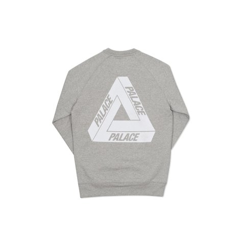 Palace FLOCKA CREW GREY MARL - Colorway