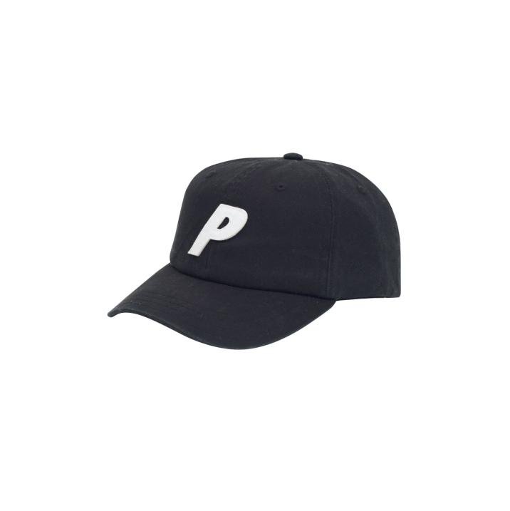 P 6-PANEL BLACK