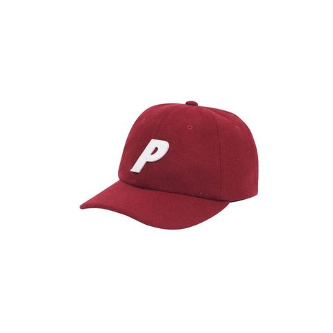 Palace P 6-PANEL RED WOOL
