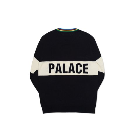 Palace PALASONIC KNIT BLACK / WHITE - Colorway