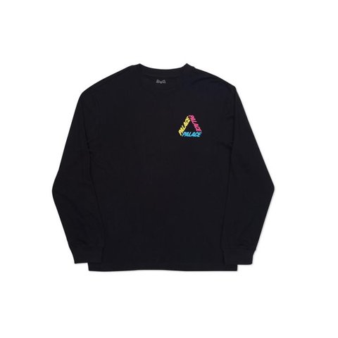 Palace P 3 L/S T-SHIRT BLACK / MULTI