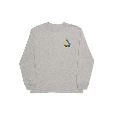 Palace P 3 L/S T-SHIRT GREY / MULTI