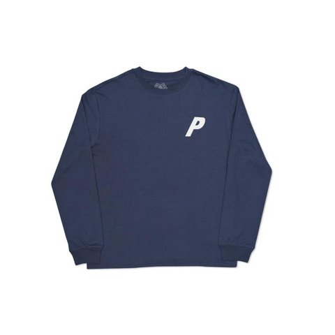 Palace P-BUM L/S T-SHIRT NAVY
