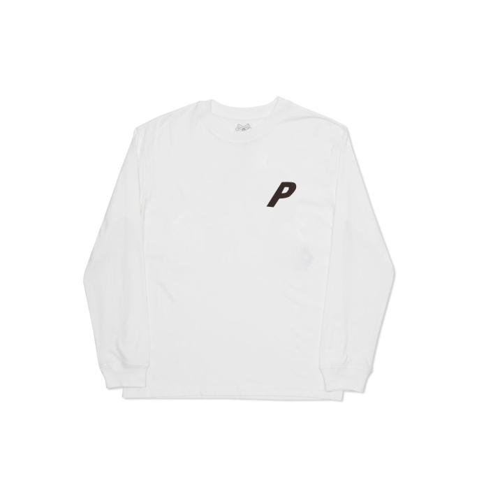 P-BUM L/S T-SHIRT WHITE