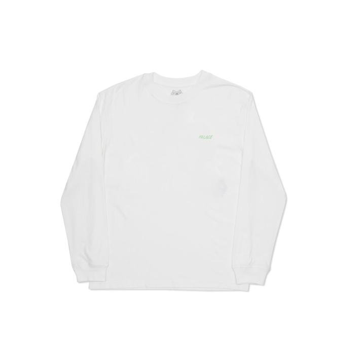 PALACE VISIONS L/S T-SHIRT WHITE