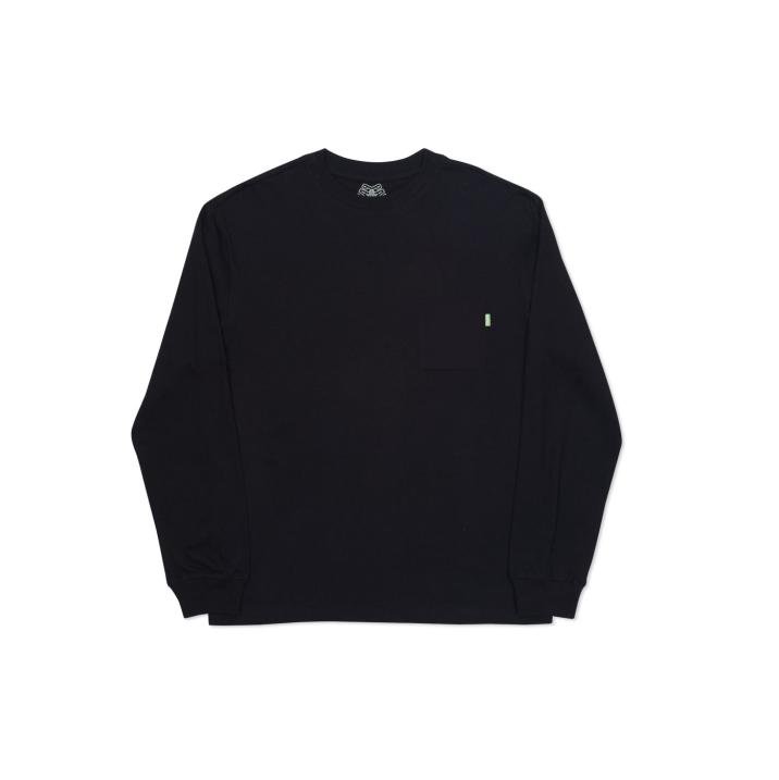 POCKET L/S T-SHIRT BLACK