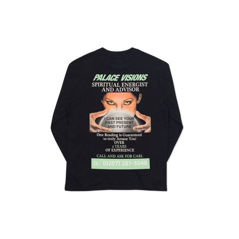 Palace PALACE VISIONS L/S T-SHIRT BLACK - Colorway