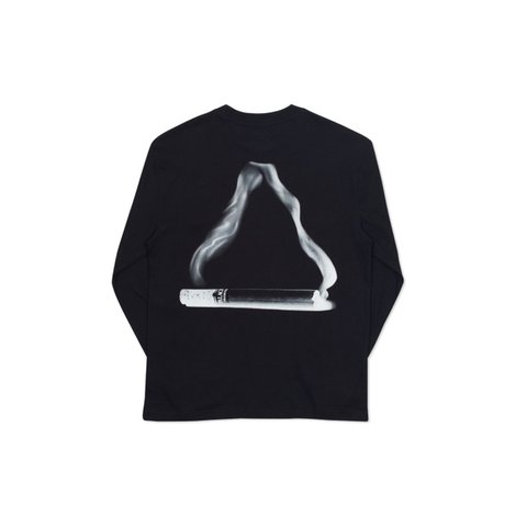 Palace TRI SMOKE L/S T-SHIRT BLACK - Colorway