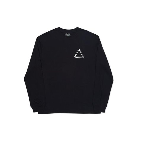 Palace TRI SMOKE L/S T-SHIRT BLACK
