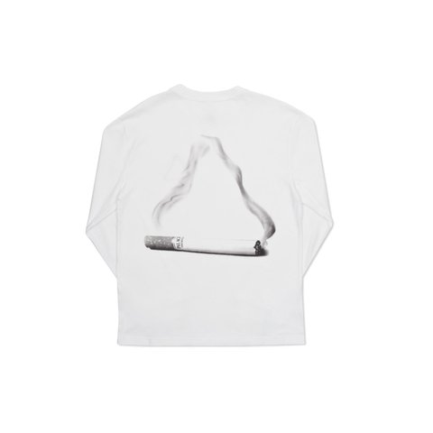 TRI SMOKE L/S T-SHIRT WHITE