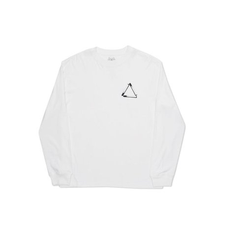 TRI SMOKE L/S T-SHIRT WHITE
