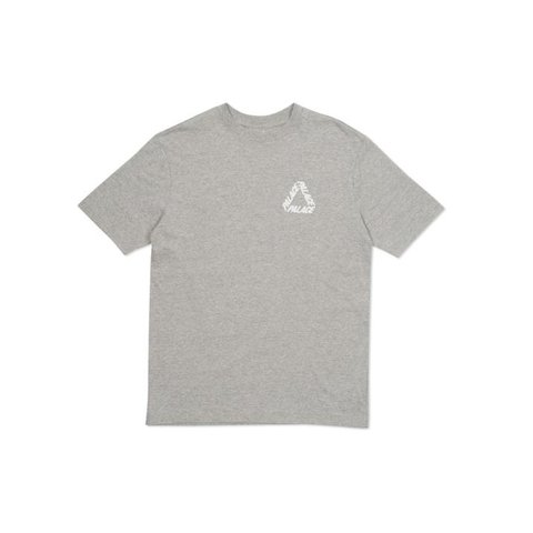 Palace P 3 T-SHIRT GREY MARL / WHITE