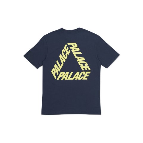 Palace P 3 T-SHIRT NAVY / YELLOW - Colorway