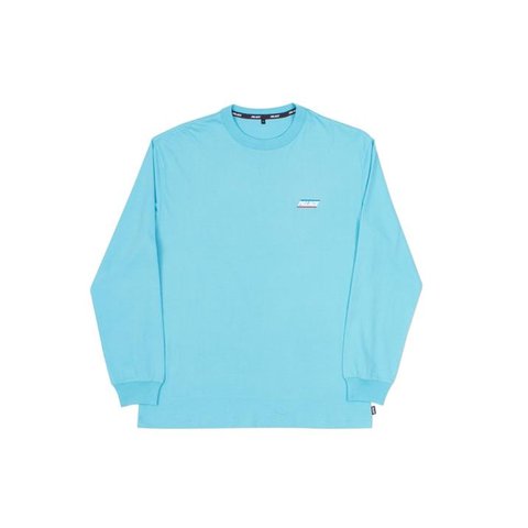 BASICALLY A LONGSLEEVE AQUA BLUE