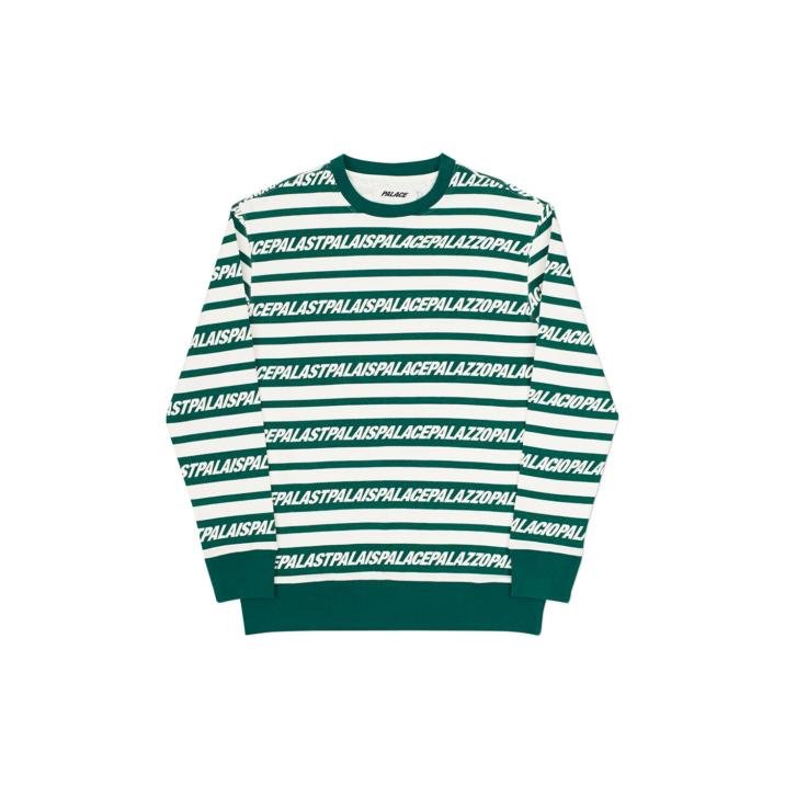 MULTI LINGUAL CREW GREEN / WHITE