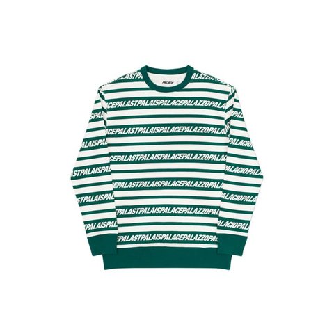 MULTI LINGUAL CREW GREEN / WHITE