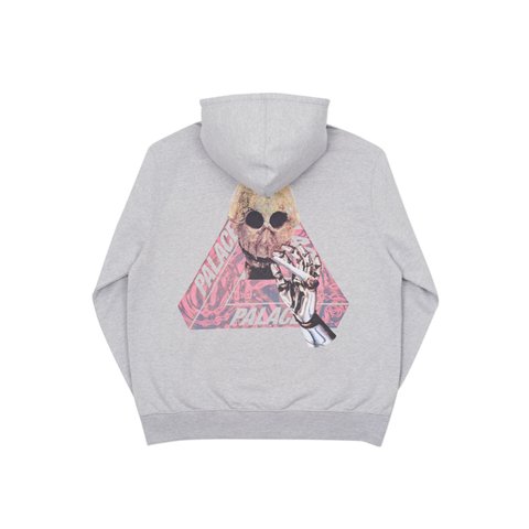 Palace SKELEDON HOOD GREY MARL - Colorway