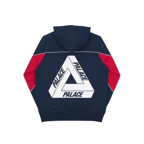 Palace 2 TONE HOOD NAVY / RED - Colorway