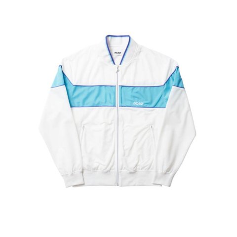 TRACKLINE BOMBER WHITE / BLUE