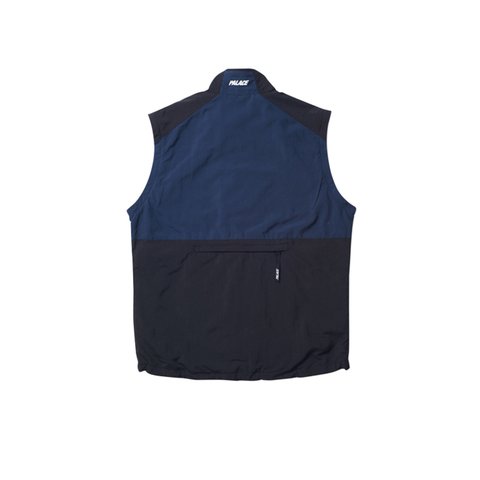 Palace ZIP OFF SHELL TOP NAVY / BLACK - Colorway