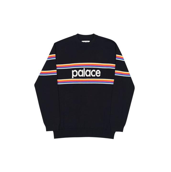 MULTI STRIPE KNIT BLACK