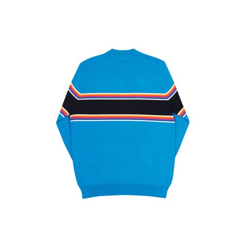 Palace MULTI STRIPE KNIT BLUE - Colorway