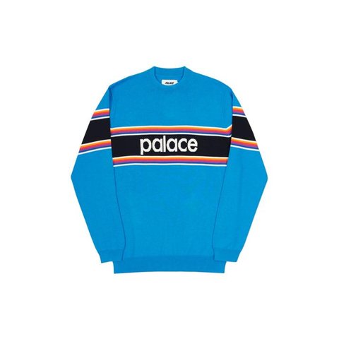 MULTI STRIPE KNIT BLUE