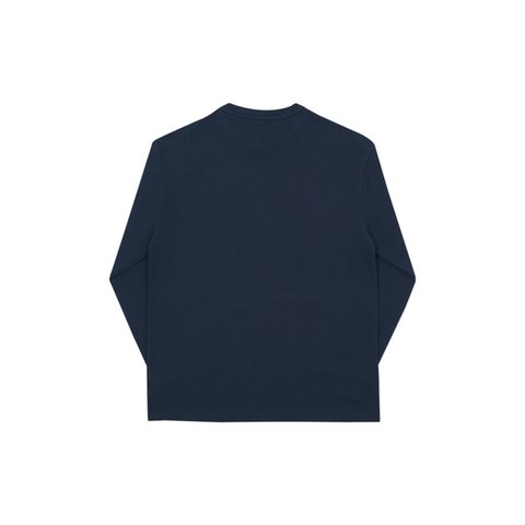 Palace BASICALLY A WAFFLE LONGSLEEVE NAVY - Colorway