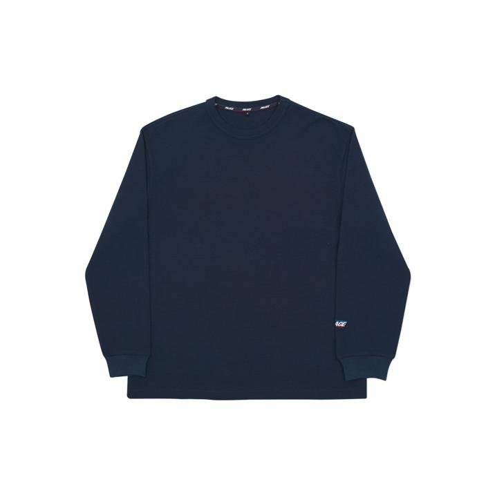 BASICALLY A WAFFLE LONGSLEEVE NAVY