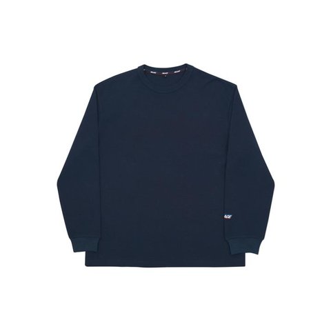 BASICALLY A WAFFLE LONGSLEEVE NAVY