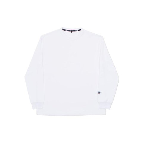 BASICALLY A WAFFLE LONGSLEEVE WHITE