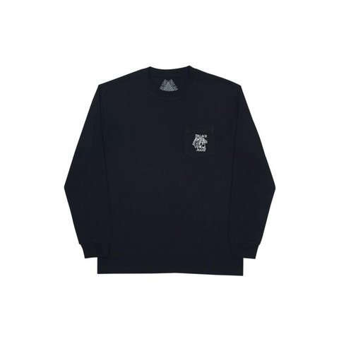 P JEANS POCKET LONGSLEEVE BLACK