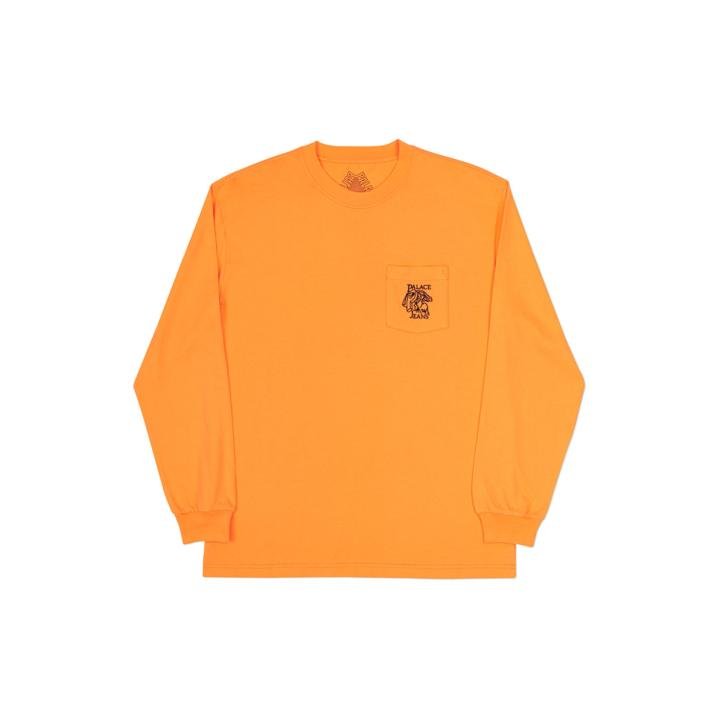 P JEANS POCKET LONGSLEEVE ORANGE