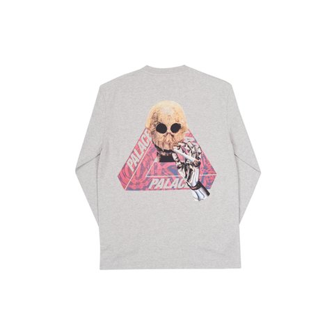 Palace SKELEDON LONGSLEEVE GREY MARL - Colorway