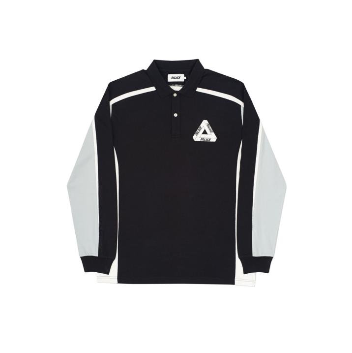 YAMAN 220 LS POLO BLACK