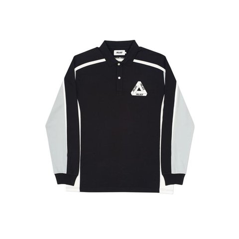 YAMAN 220 LS POLO BLACK