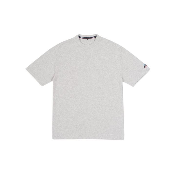 BASICALLY A WAFFLE T-SHIRT GREY MARL