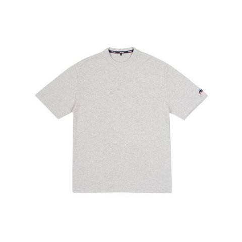 BASICALLY A WAFFLE T-SHIRT GREY MARL