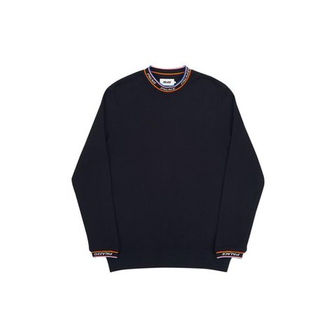 MULTILINGUAL LONGSLEEVE TOP BLACK